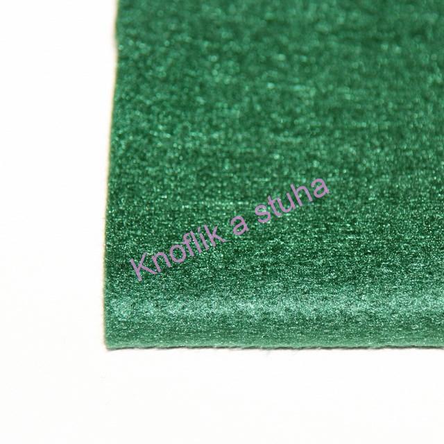 Dekorační filc ~ 1-2 mm ~ 20x30 ~  tmavě zelená