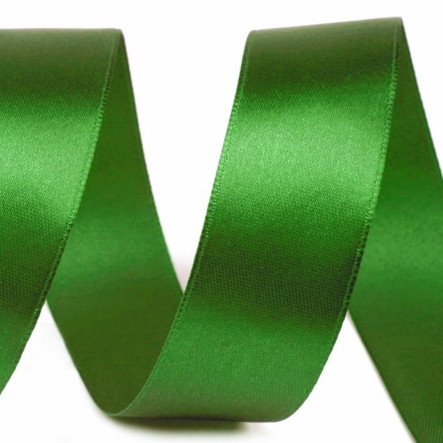 Saténová stuha ~ 25 mm ~ zelená