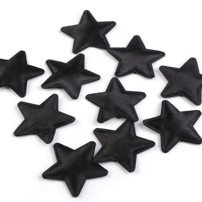 Dekorativní hvězdička ~ 30 mm ~ černá