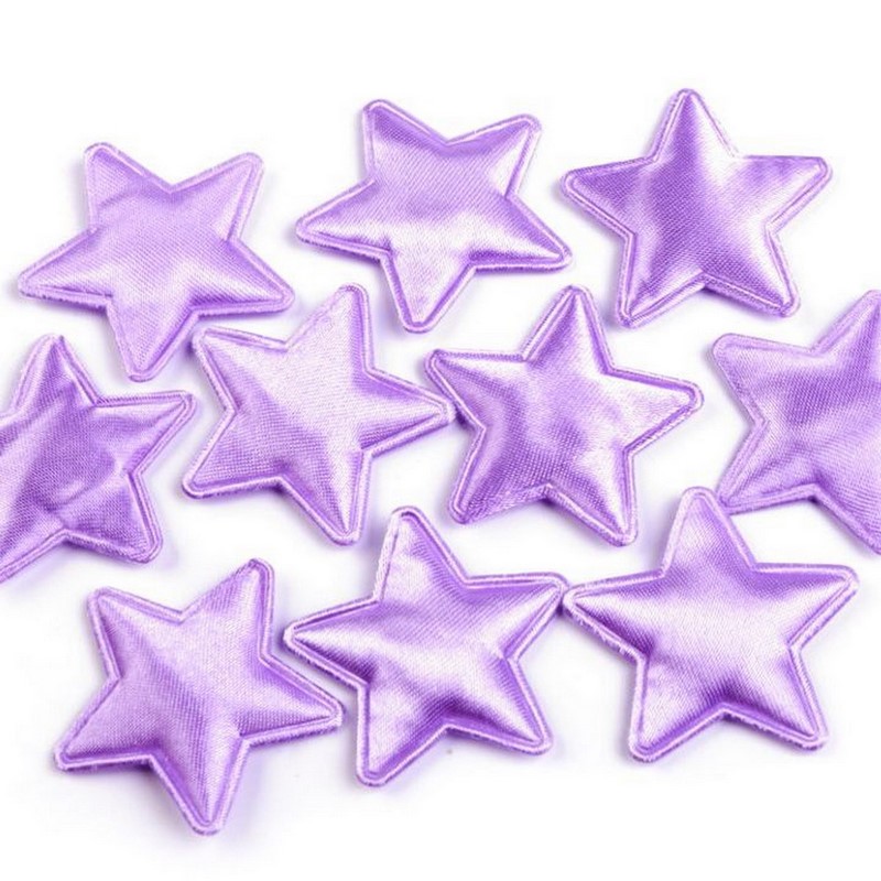 Dekorativní hvězdička ~ 30 mm ~ levandulová