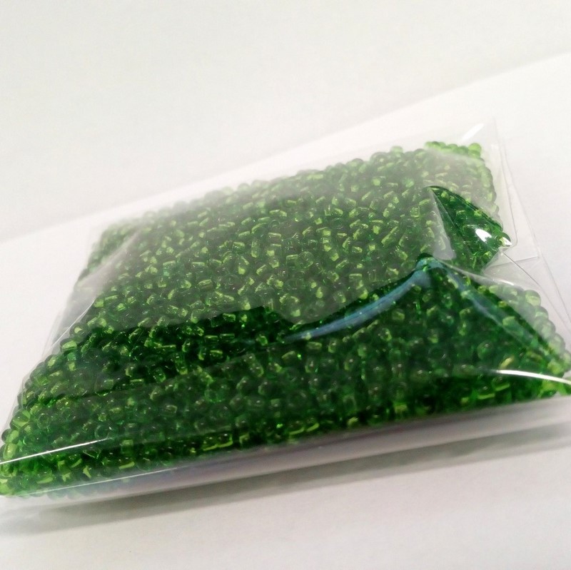 Rokajl ~ 2,7 mm ~ 50g ~ zelený krystal