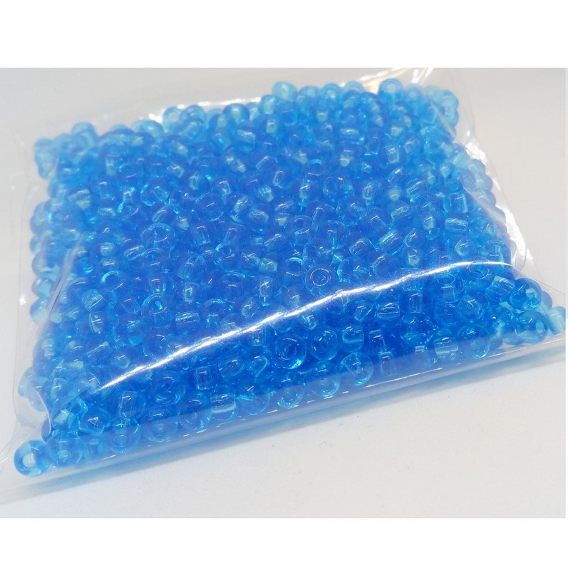 Rokajl ~ 4 mm ~ 50g ~ modrý krystal II