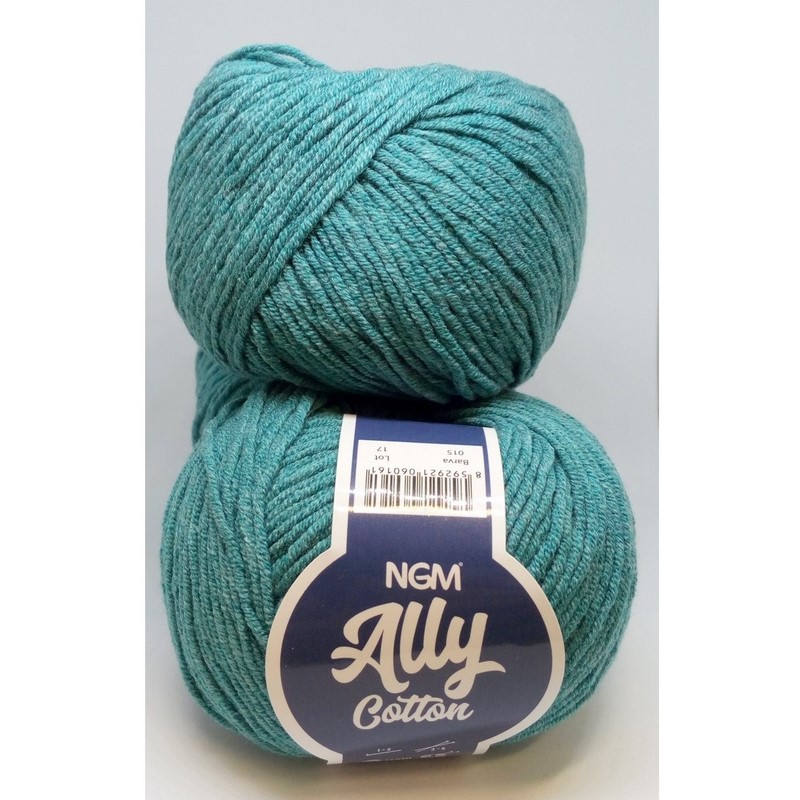 Příze Ally cotton ~ kobalt 015