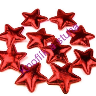 Dekorativní hvězdička ~ 30 mm ~ červená