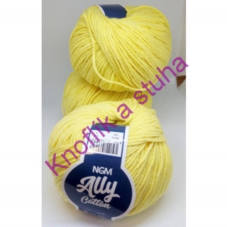 Příze Ally cotton ~ žlutá 006