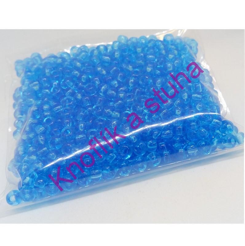 Rokajl ~ 4 mm ~ 50g ~ modrý krystal II