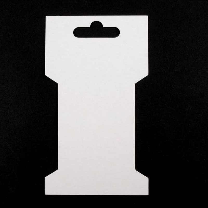 Papírová karta 6,6x11,5 cm ~ 10 ks ~ bílá
