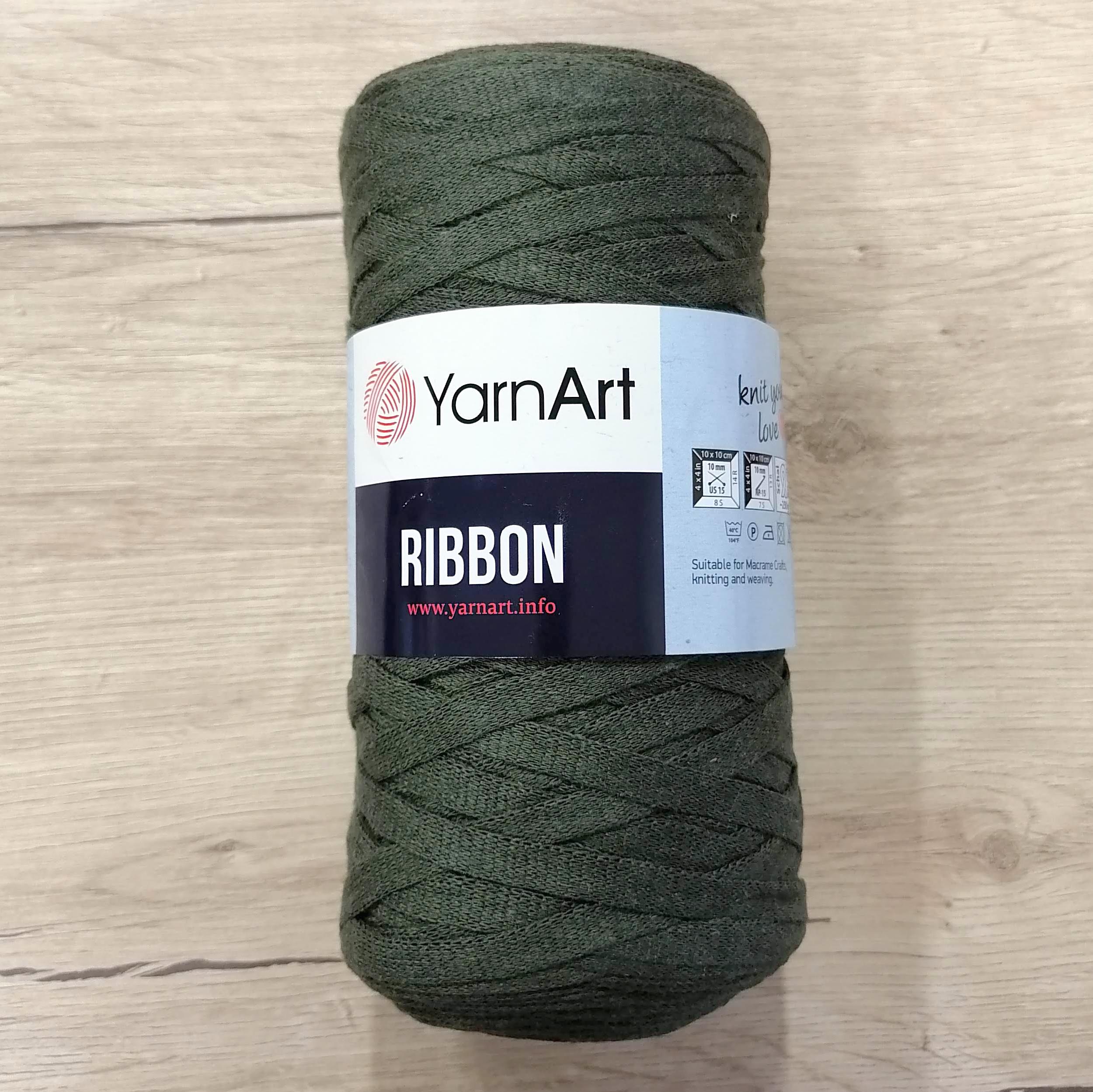 Příze Ribbon ~ tmavě zelená 782