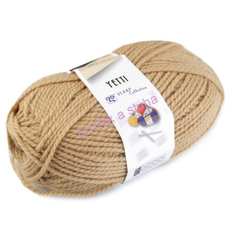 Příze YETTI ~ hnědá písková 57094