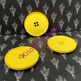 Plastový knoflík ~ 38 mm ~ žlutý