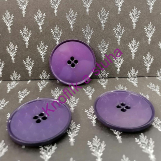 Plastový knoflík ~ 38 mm ~ fialový