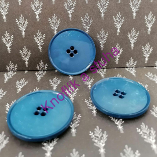Plastový knoflík ~ 38 mm ~ petrolejový